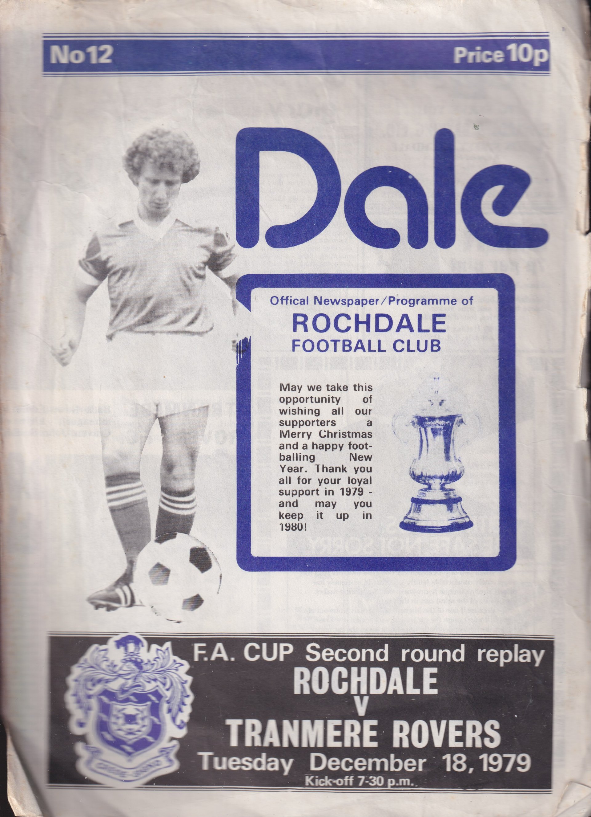 Rochdale v Tranmere Rovers match programme